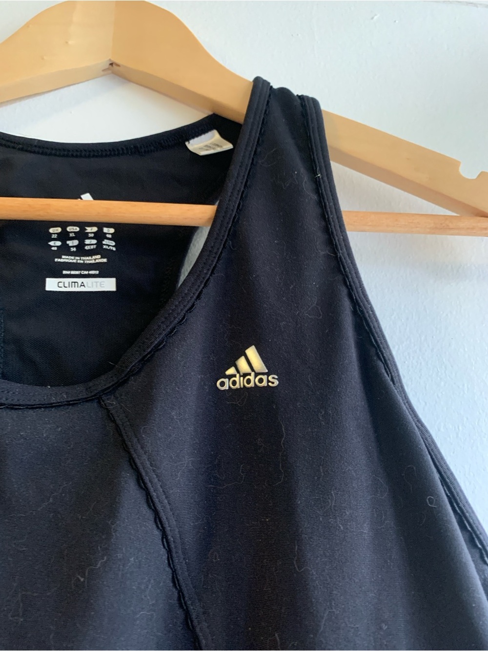 adidas Black Racerback Goodlife Performance Tank - Picture 2 of 5